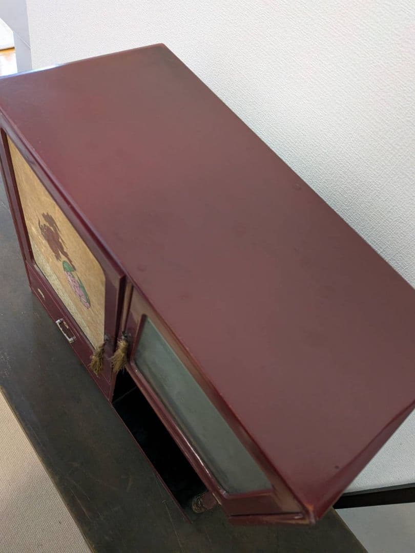 時代箪笥　明治・大正　螺鈿　小箪笥　古箪笥　飾り棚 茶箪笥 骨董品②