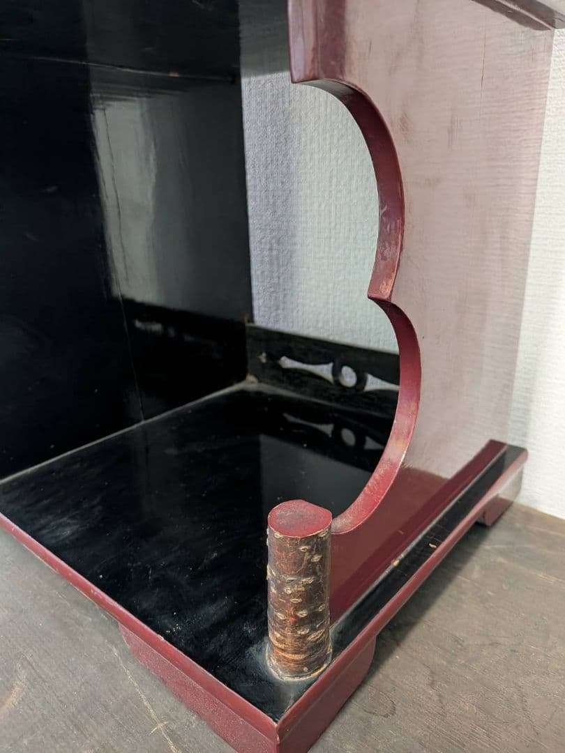 時代箪笥　明治・大正　螺鈿　小箪笥　古箪笥　飾り棚 茶箪笥 骨董品②