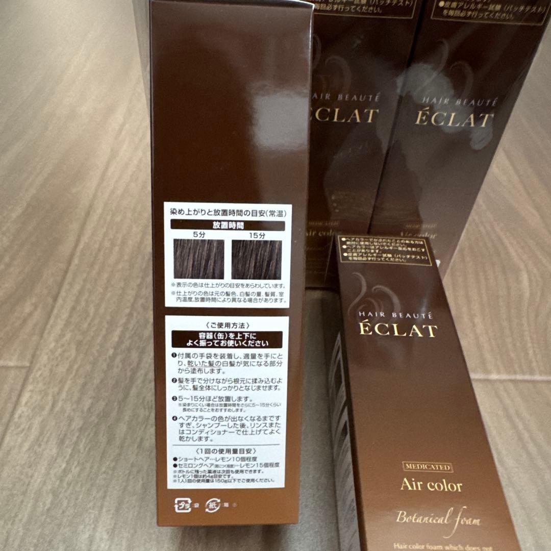 ヘアボーテ エクラ ボタニカル エアカラーフォーム ダークブラウン