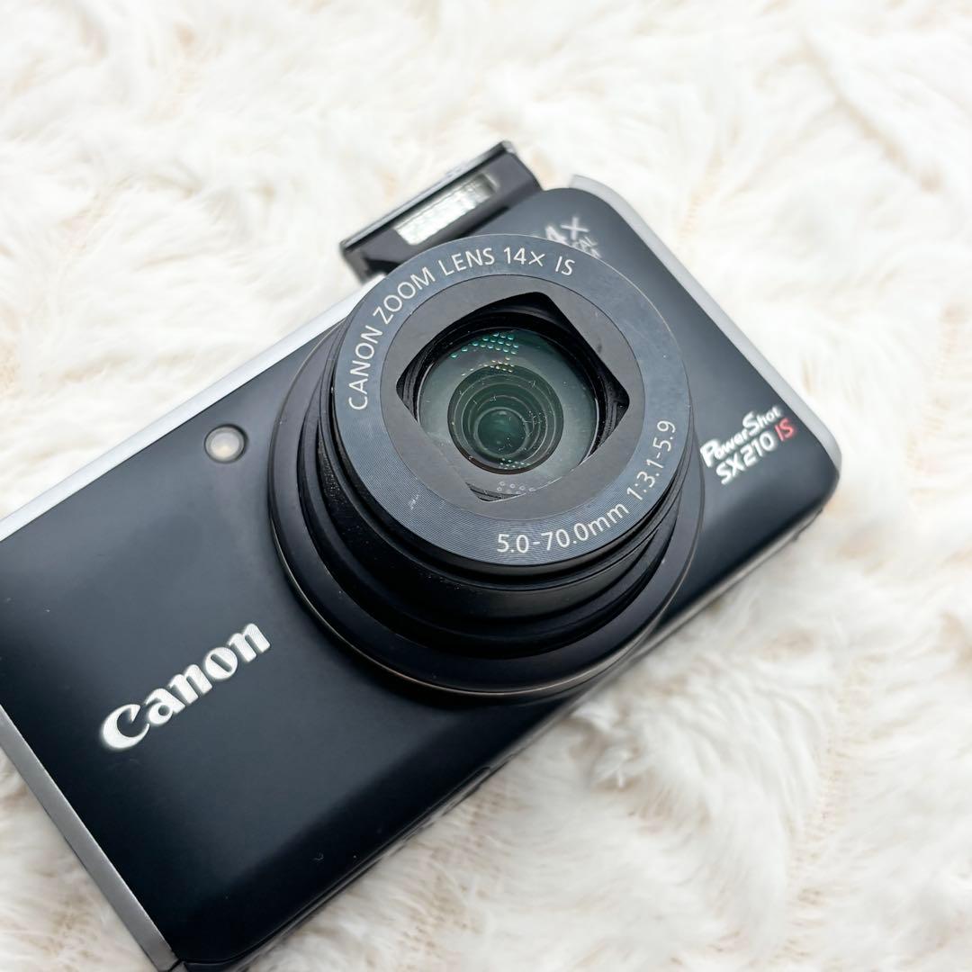 Canon PowerSho SX210 IS ブラック 訳あり