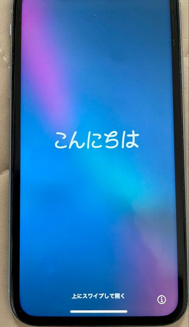 iPhone XR 64GB ブルー動作確認済み