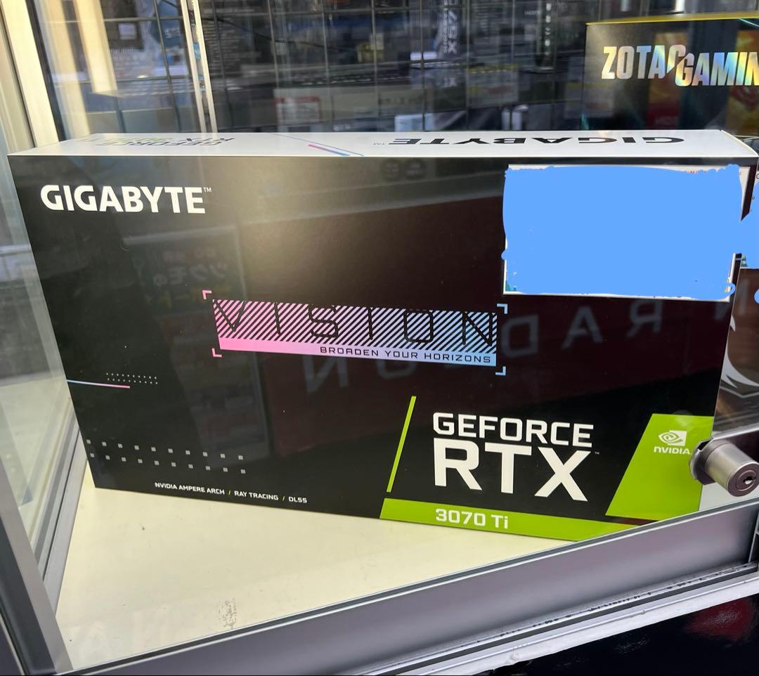 RTX3070ti gigabyte vision グラフィックボード