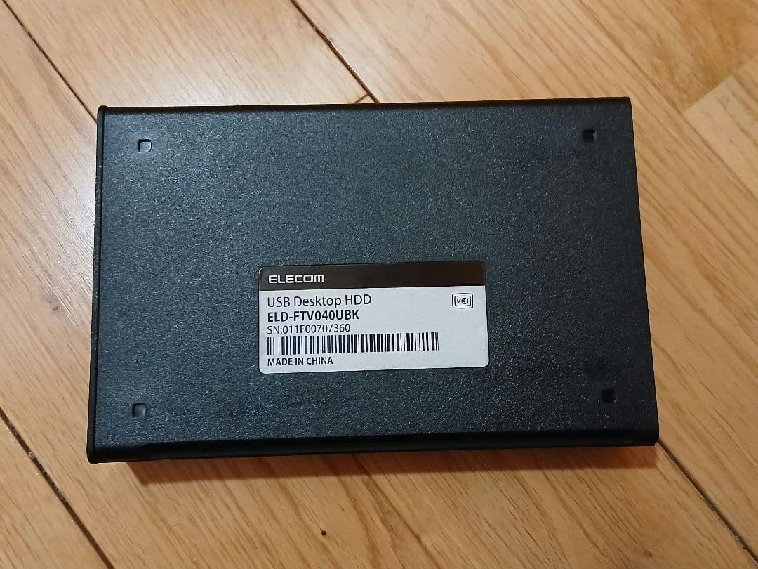 外付けHDD 4TB 3.5インチ ELECOM　エレコム ハードディスク