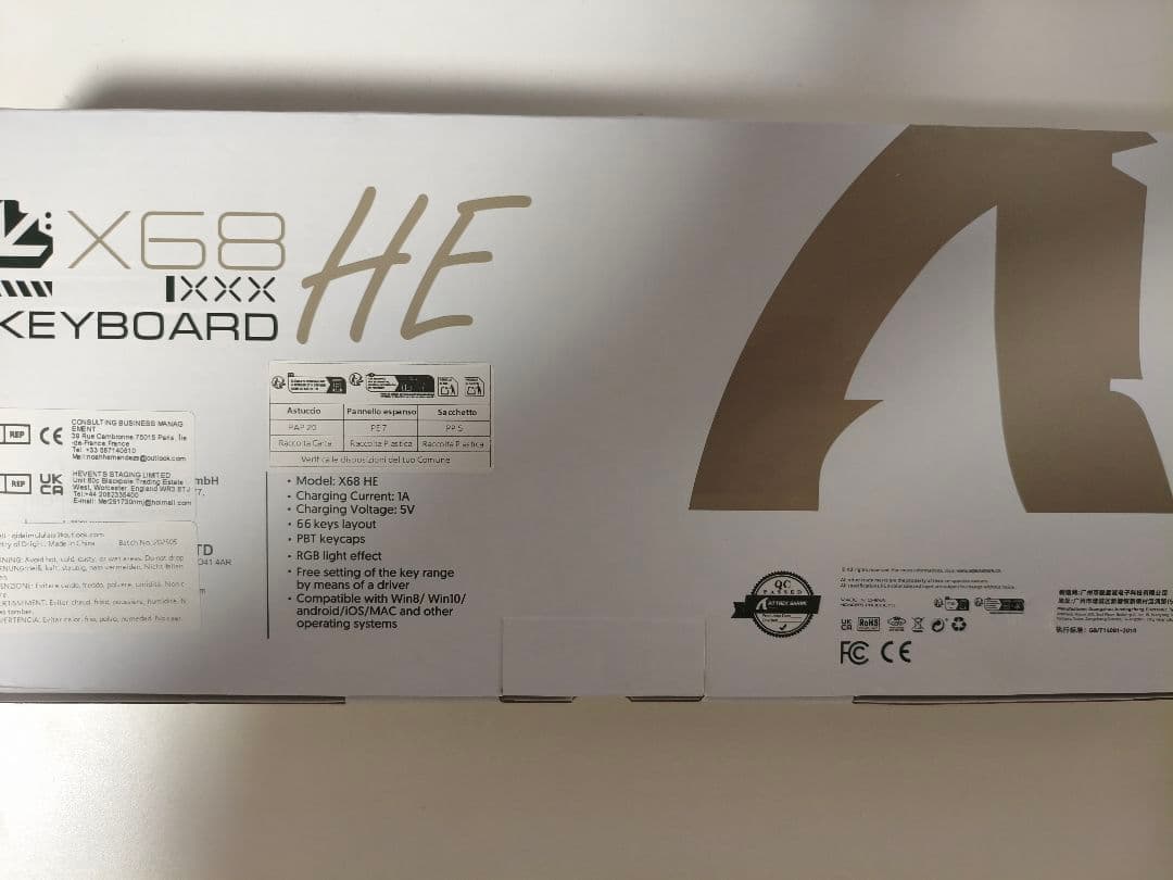 ATTACK SHARK X68 HE キーボード 未開封