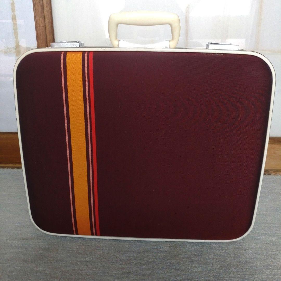 昭和レトロ ヴィンテージ スーツケース トランクケース カギ付き 当時物