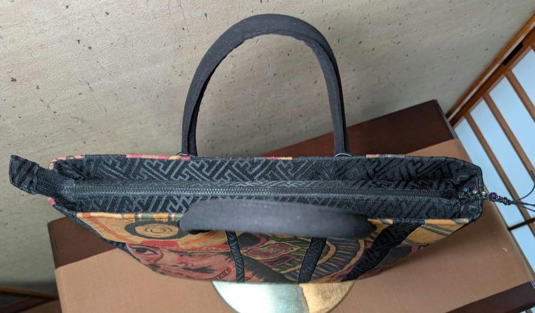 ハンドメイド　武者絵 のぼり旗 トートバッグ