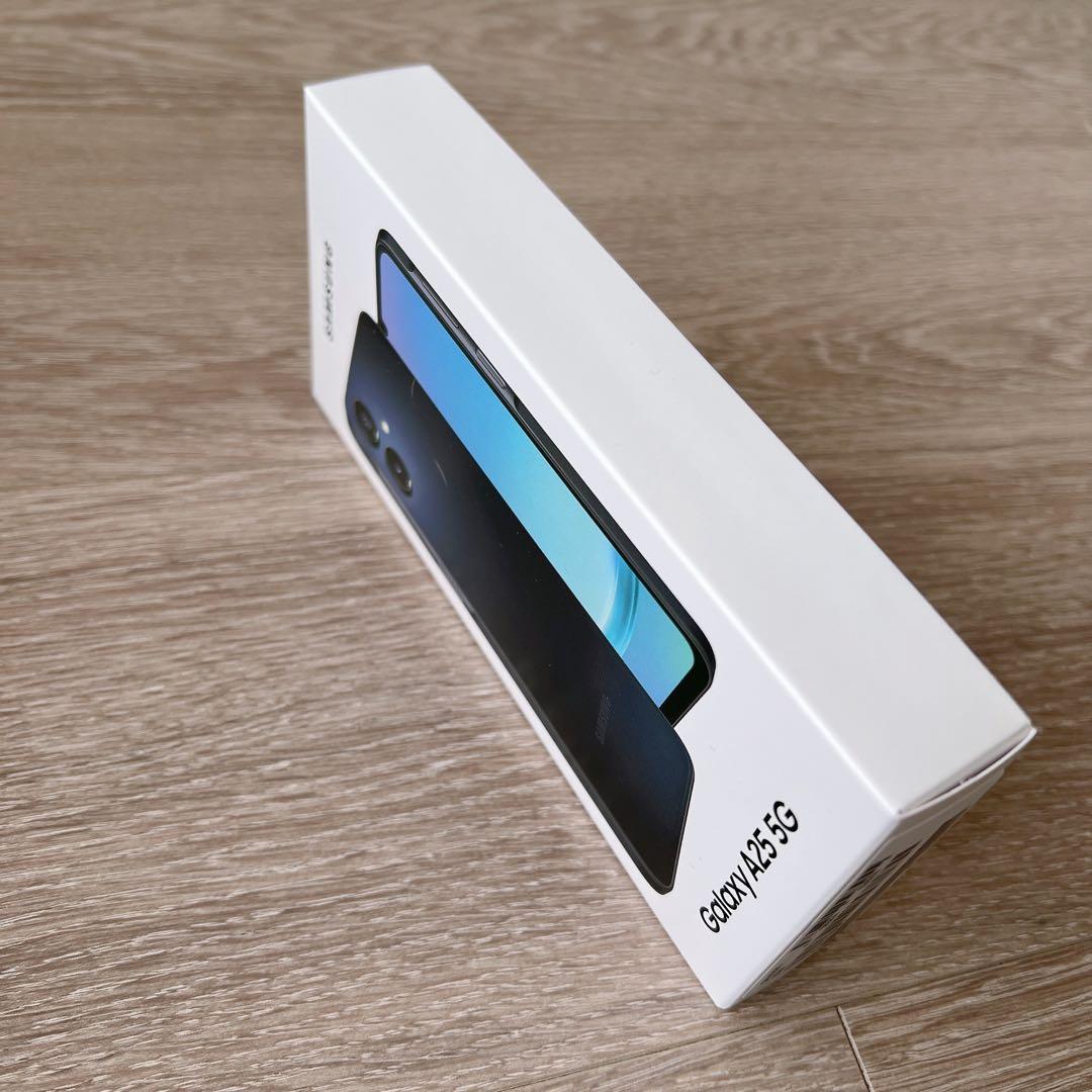 新品未開封Samsung Galaxy A25 5G ブラック本体 6.7インチ