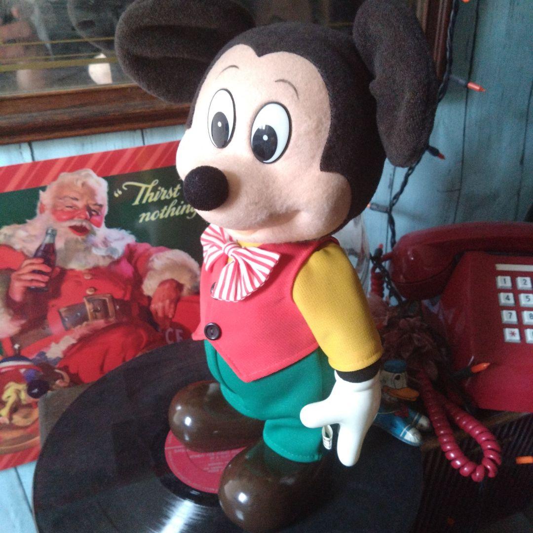 アンティーク雑貨 vintage Mickeymouth musicbox doll