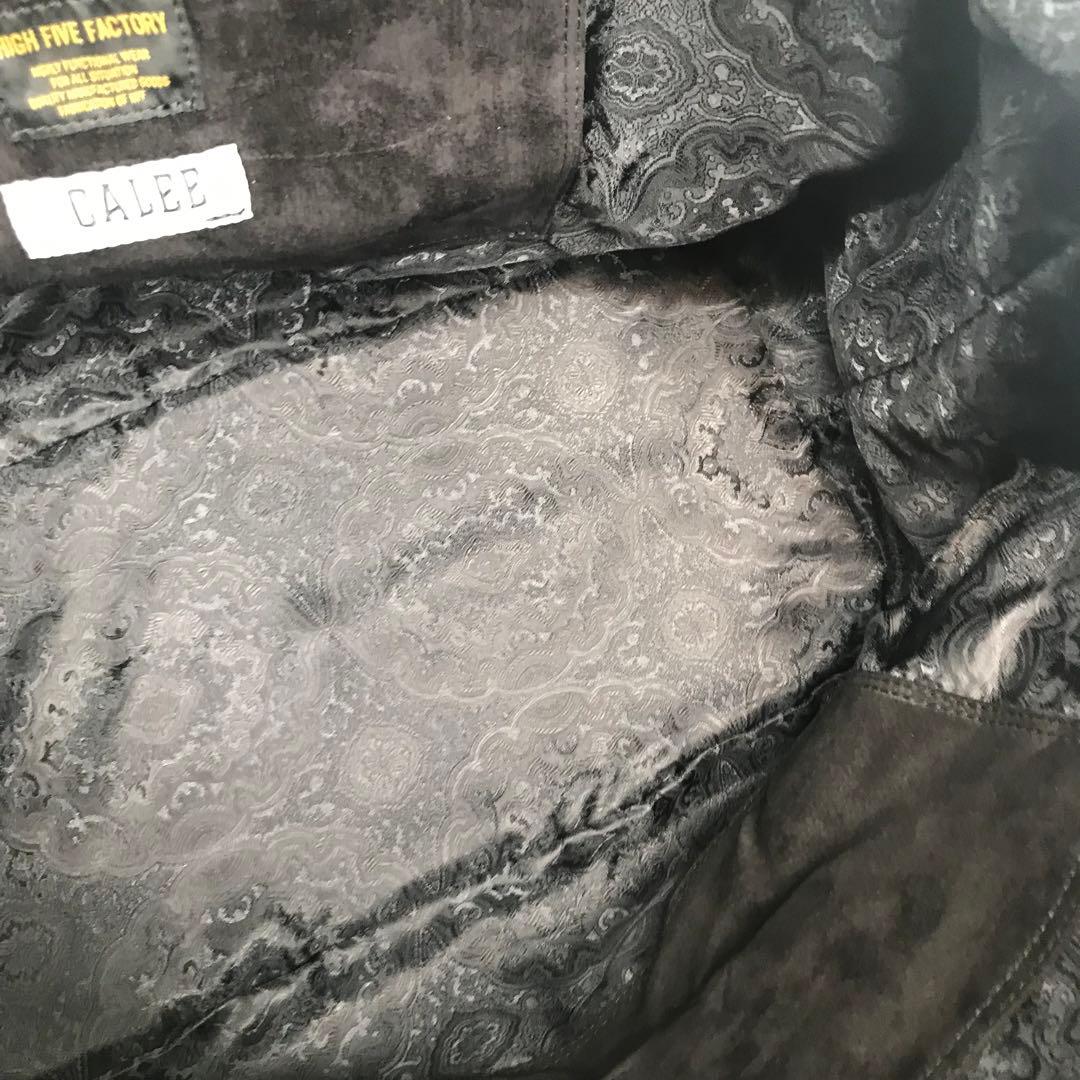 CALEE×HIGH FIVE FACTORY ボストンバッグ　牛革　スタッズ