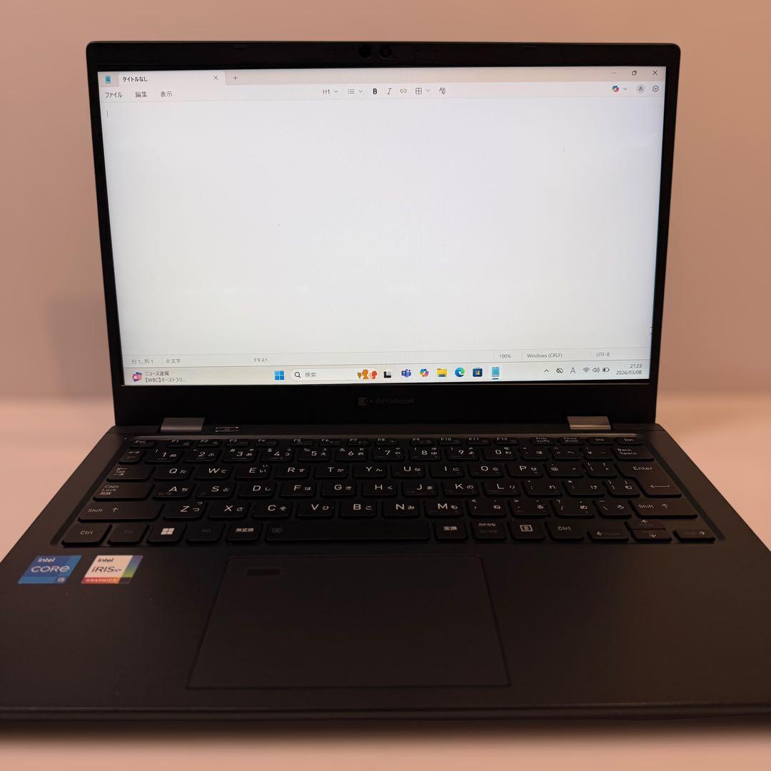 バッテリー未消耗 最大容量100% dynabook G83/KW 2023年製