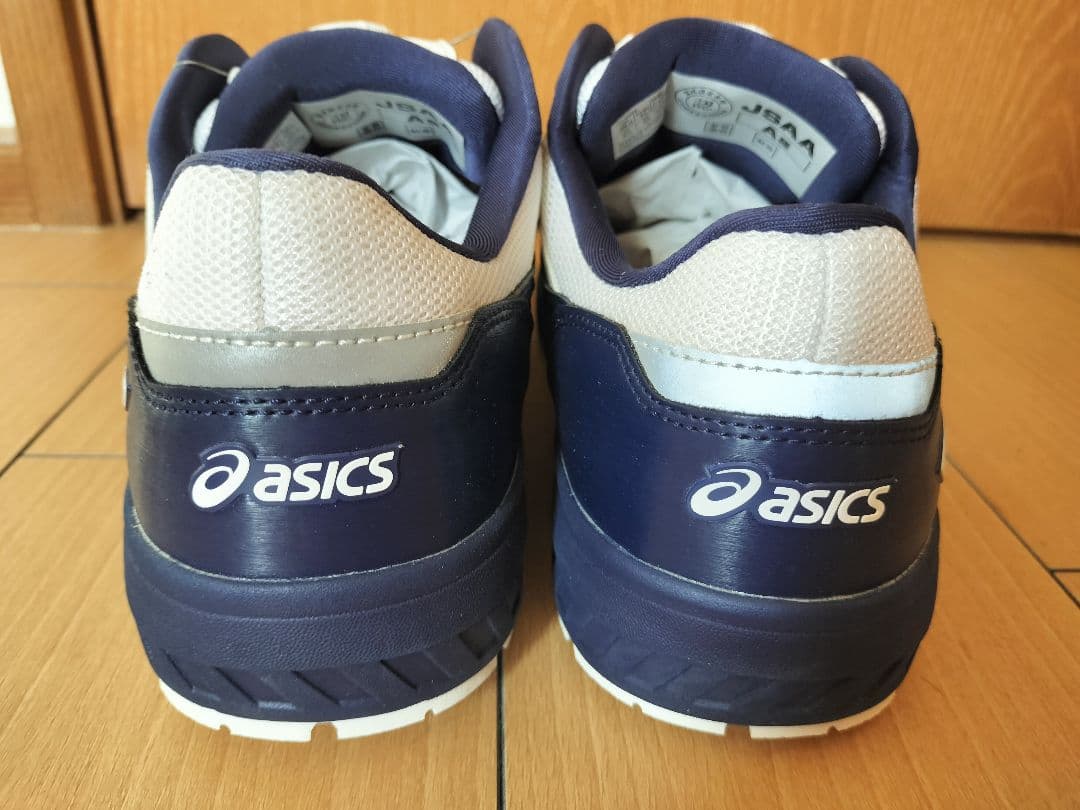 ASICS BOA 安全靴 ホワイト/ネイビー