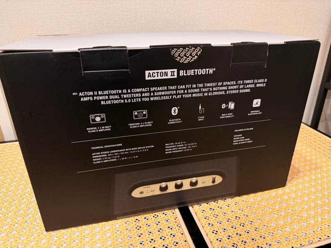 Marshall Acton II Bluetooth ワイヤレススピーカー