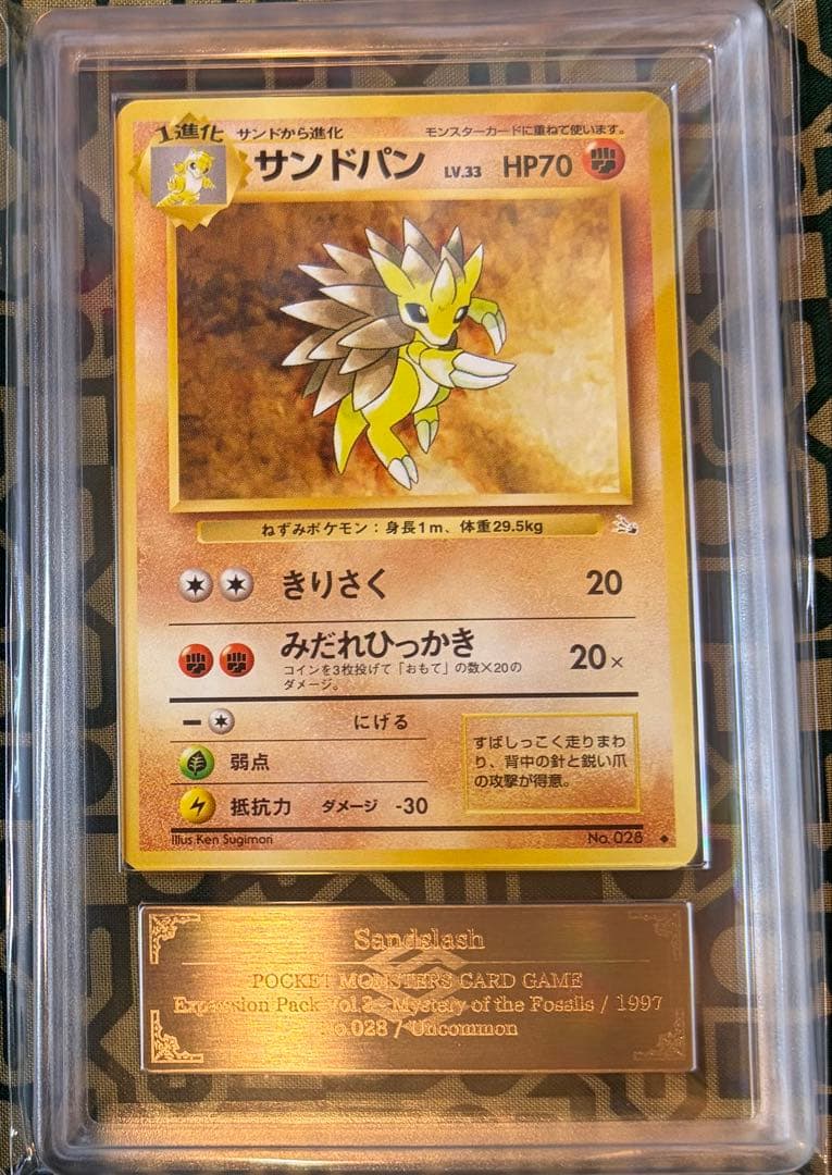 ARS10 サンドパン 旧裏 第三段 化石