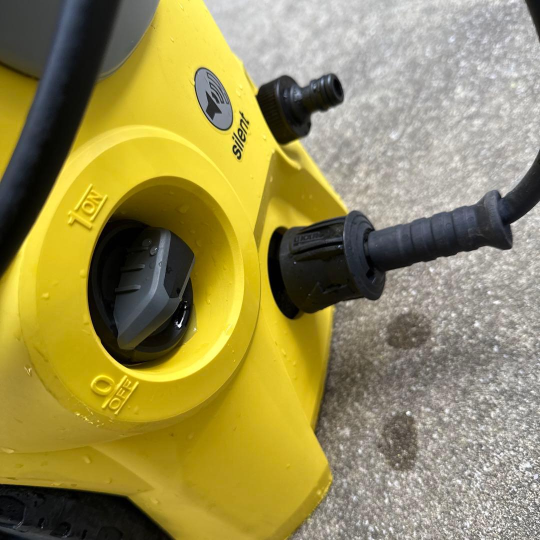 【ジャンク品】KARCHER 高圧洗浄機 K3 サイレント 本体+ガン x 2