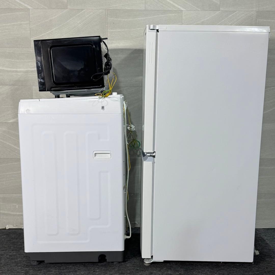 生活家電3点セット 冷蔵庫 洗濯機 電子レンジ 清掃済み 格安 d5383