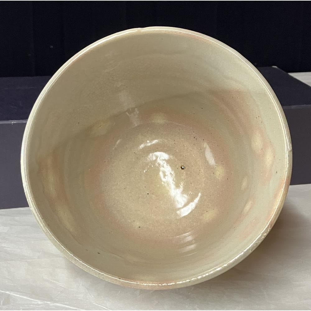 y034 勝尾青龍洞 梅花文 茶碗 共箱 御本手 抹茶碗 茶道具