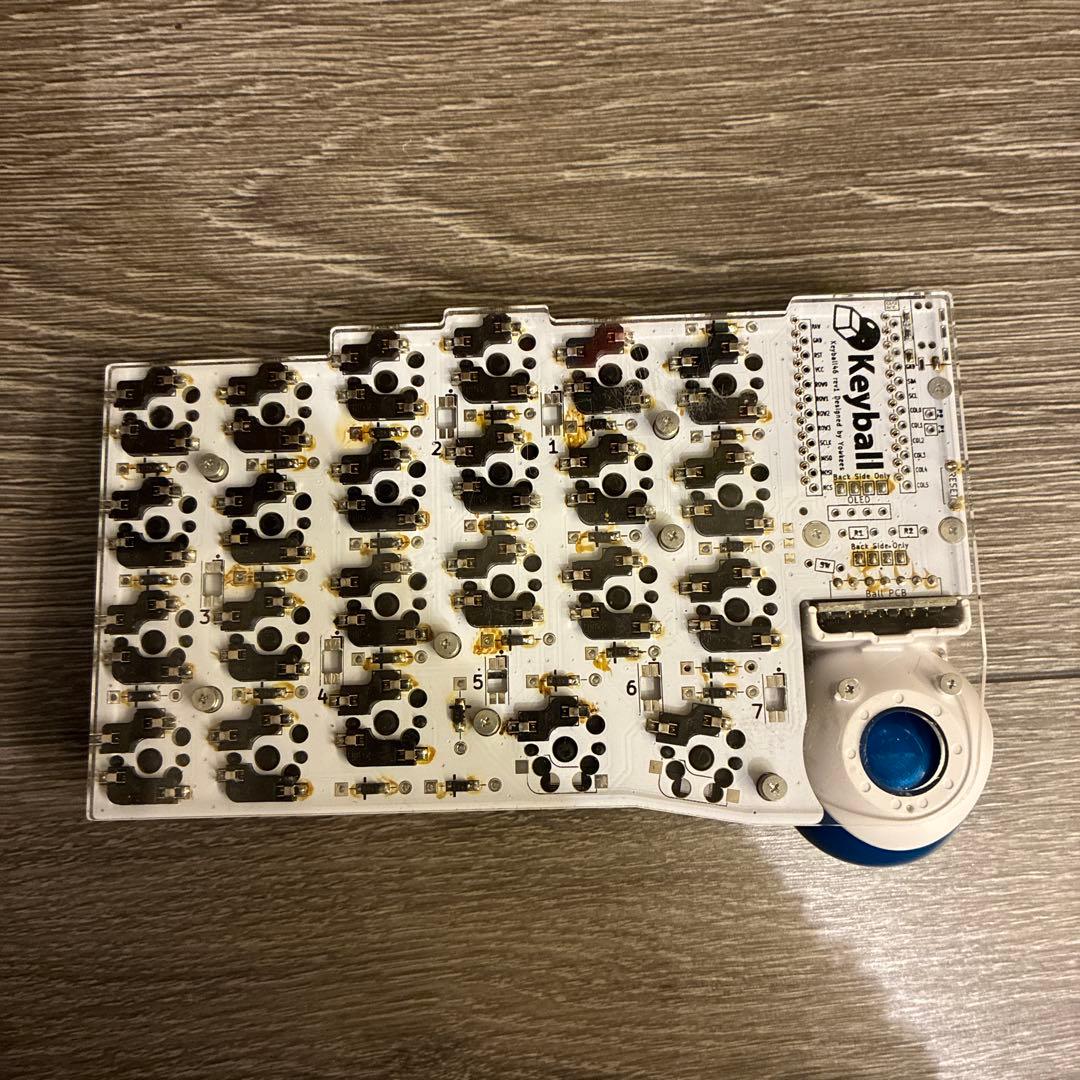 Keyball46 完成品 ケーブル・収納ケース付き