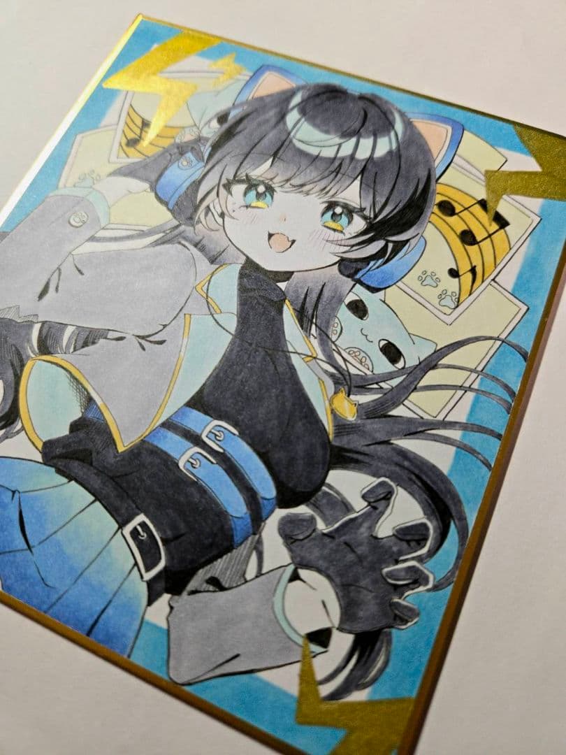 ナ*ン様 ★オリジナル手描きイラスト★原画一点物★ミニ色紙★No.20★