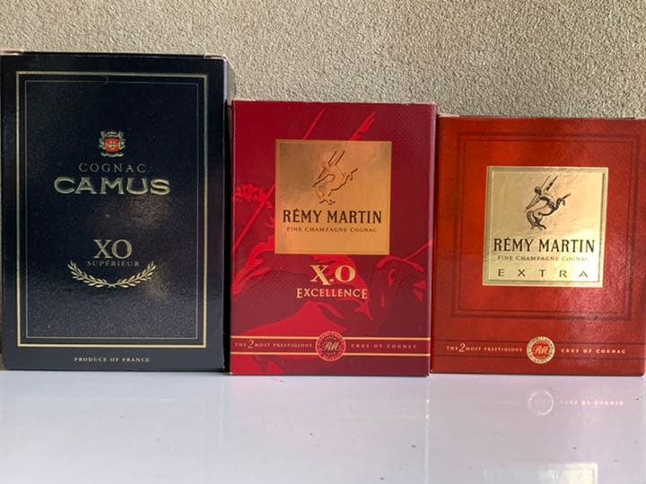 カミュ XO　レミーマルタン XO & EXTRA ミニボトル８本セット