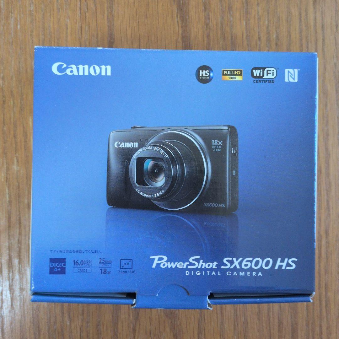 極美品 Canon PowerShot SX600 HS BK【元箱付属品完備】