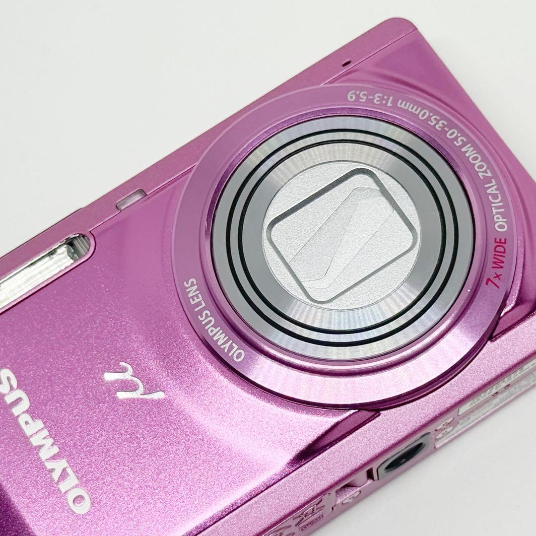 OLYMPUS μ-7050 ピンク オリンパス コンデジ