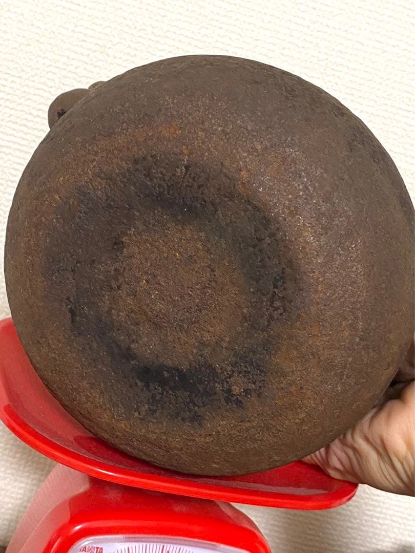 龍文堂造 鉄瓶鉄器 銅蓋 急須 湯沸 時代物 骨董品