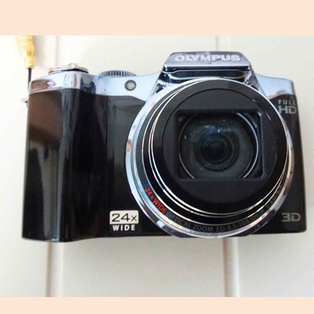 極美品 OLYMPUS SZ-30MR 光学24倍ズーム 予備電池5個付完動品