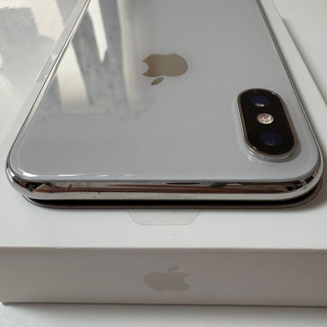 【美品】iPhoneX 256GB シルバー SIMフリー