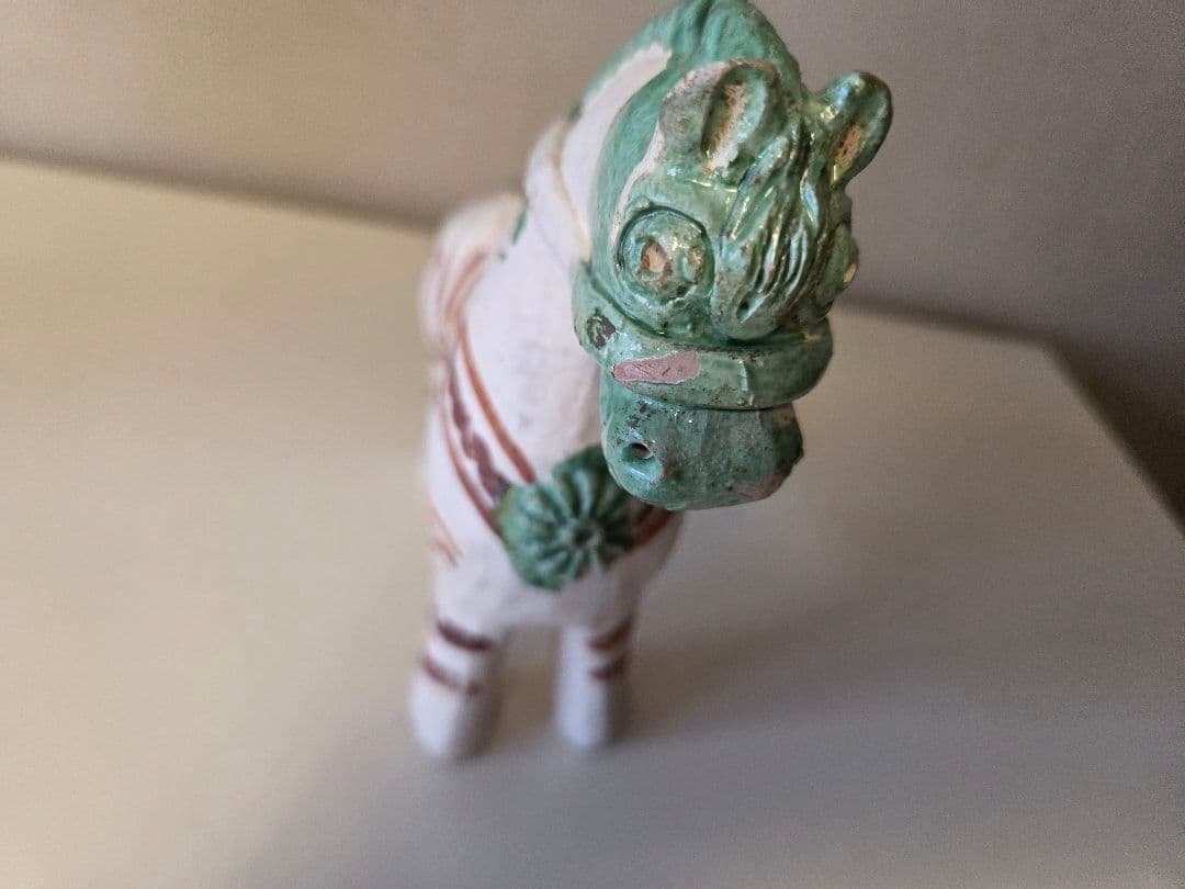 ペルー プカラ 馬 オブジェ 陶器 ヴィンテージ 魔除けフォークアート