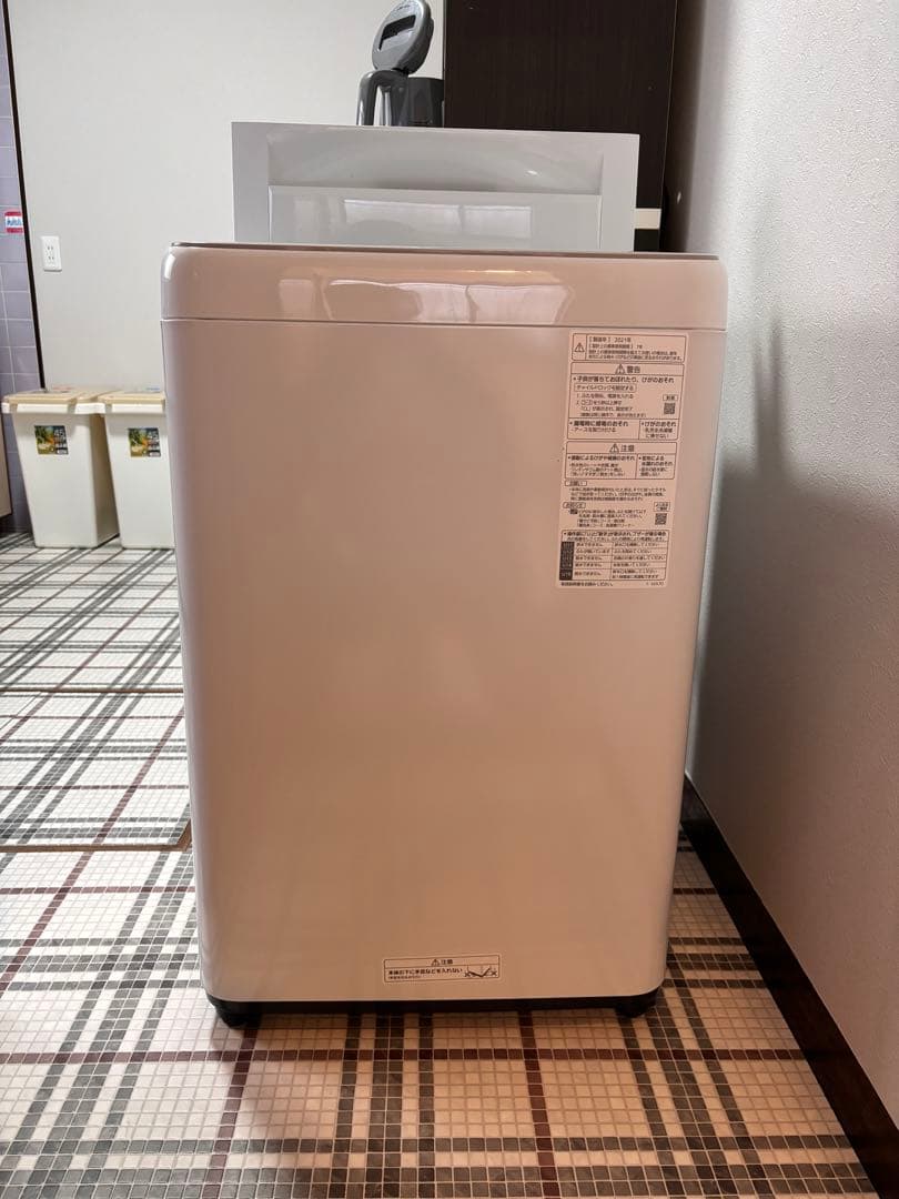 2021年製　Panasonic NA-F60B14 縦型洗濯機 6.0kg