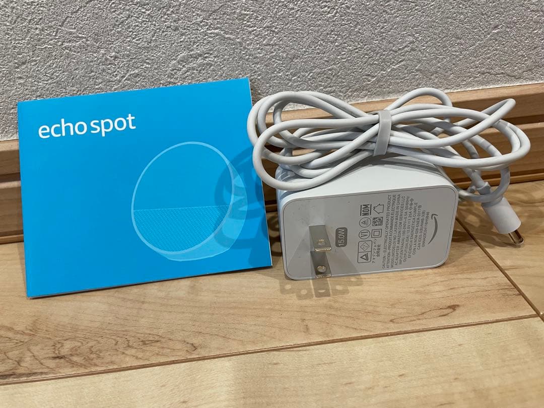 kuromoku　美品　Amazon echo spot ホワイト