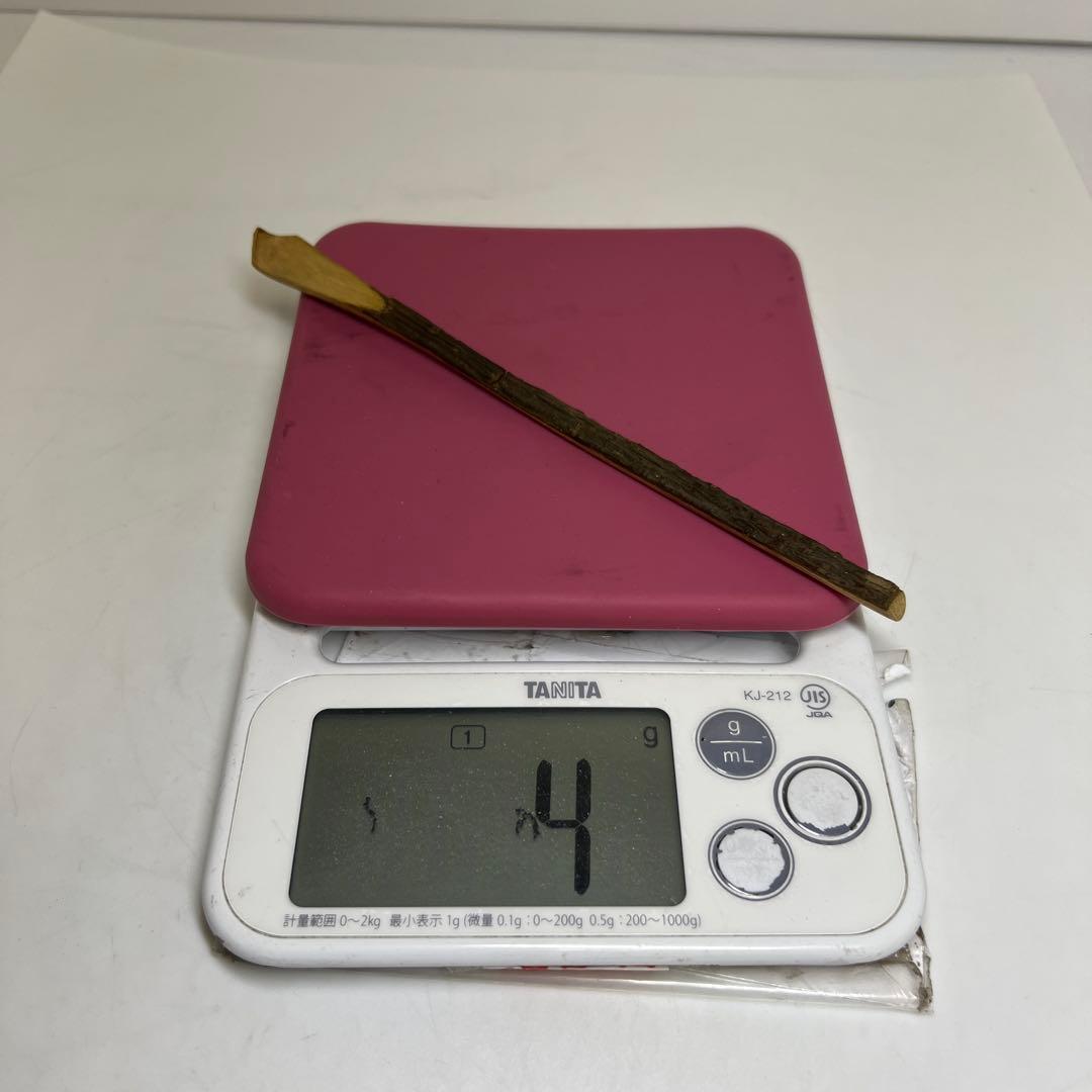 利休自作　竹製茶杓4g 東里8-0322②