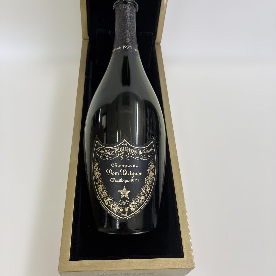 Dom Pérignon 1971 シャンパン箱と空き瓶