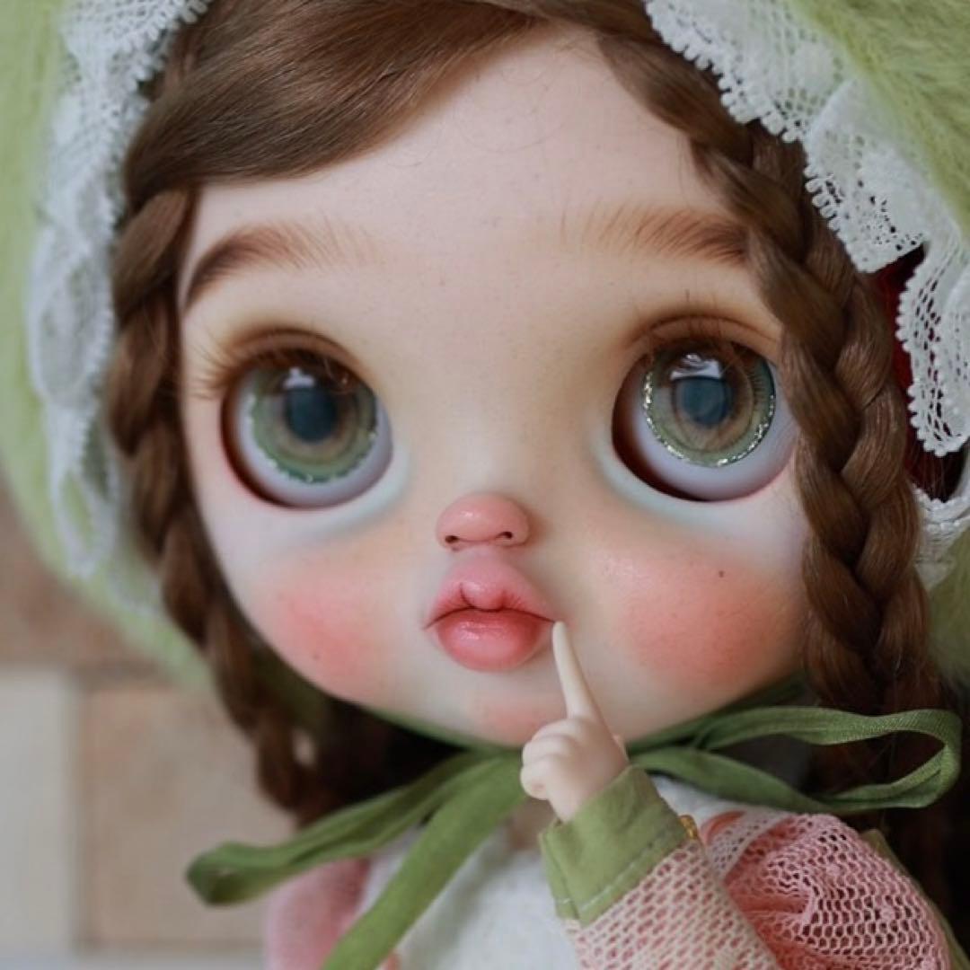 作家様カスタムブライス 人形 かわいい 個性的 まんまる フルセット ん〜