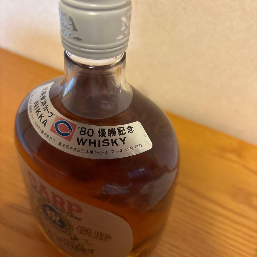NIKKA ゴールドウイスキー 広島東洋カープ1980年優勝記念