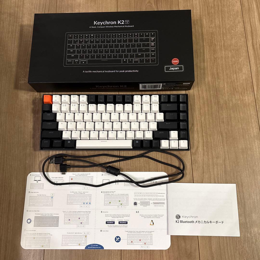 Keychron K2 メカニカルキーボード 本体 US配列 赤軸