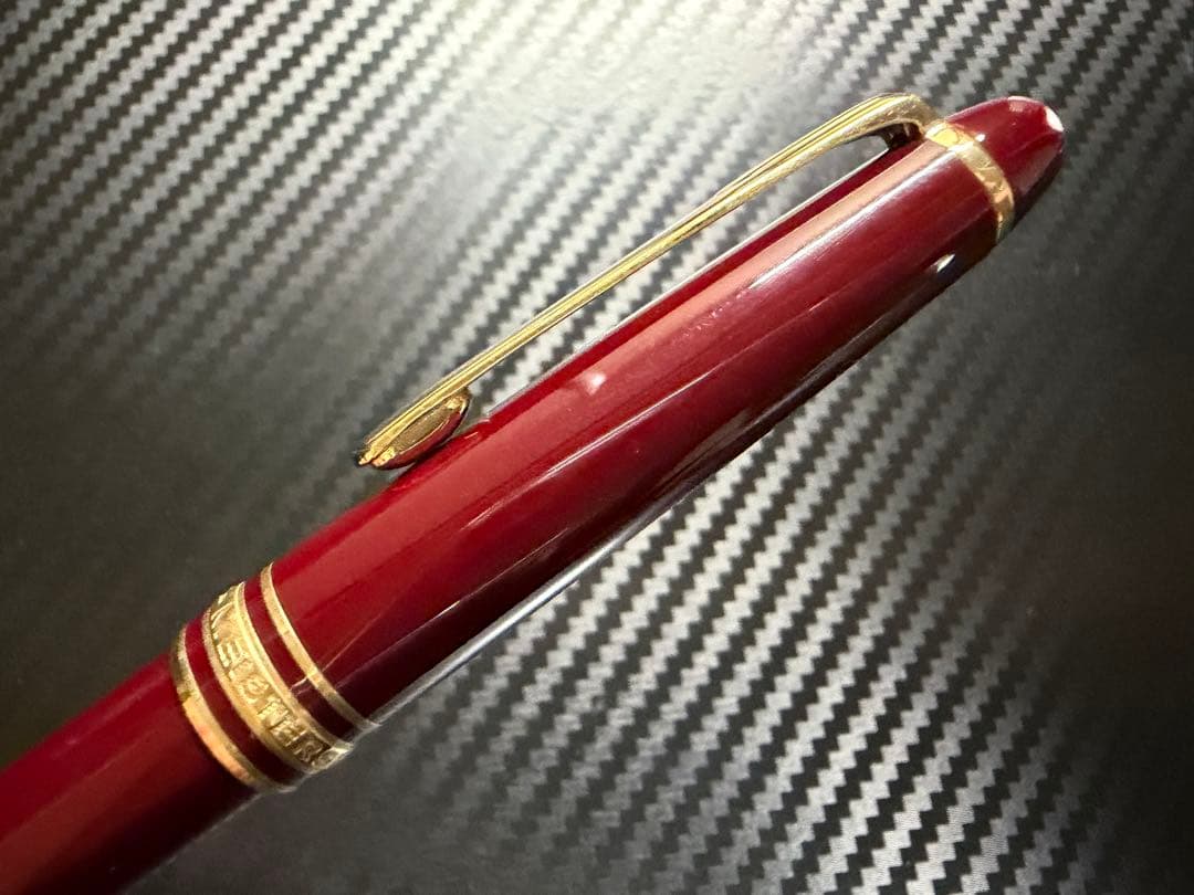 未使用に近い モンブラン 165 クラシック ボルドー ペンシル 0.5mm