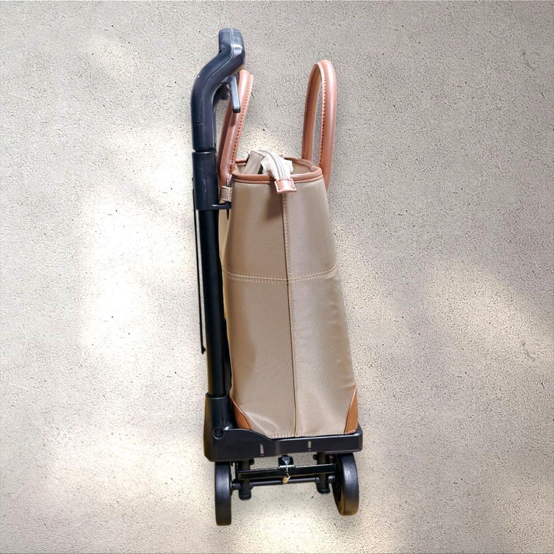 TacaoF おとなりカート ブレーキ付トートタイプ WCC04 ベージュ