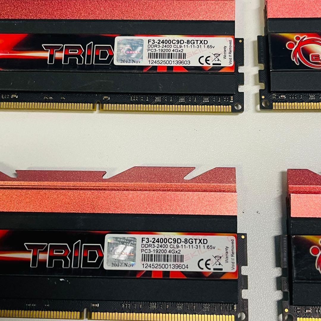 DDR3-2400 4GX2 /4台まとめて中古品