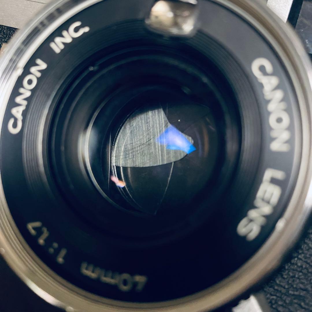 動作確認済み☆【Canon】 キャノネットQL17G-III フィルムカメラ