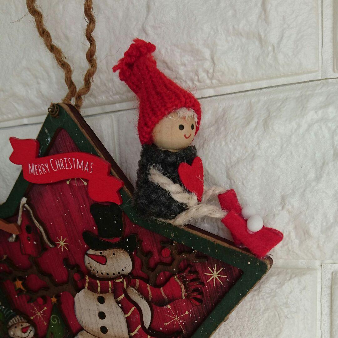 星形壁掛け②(クリスマス)