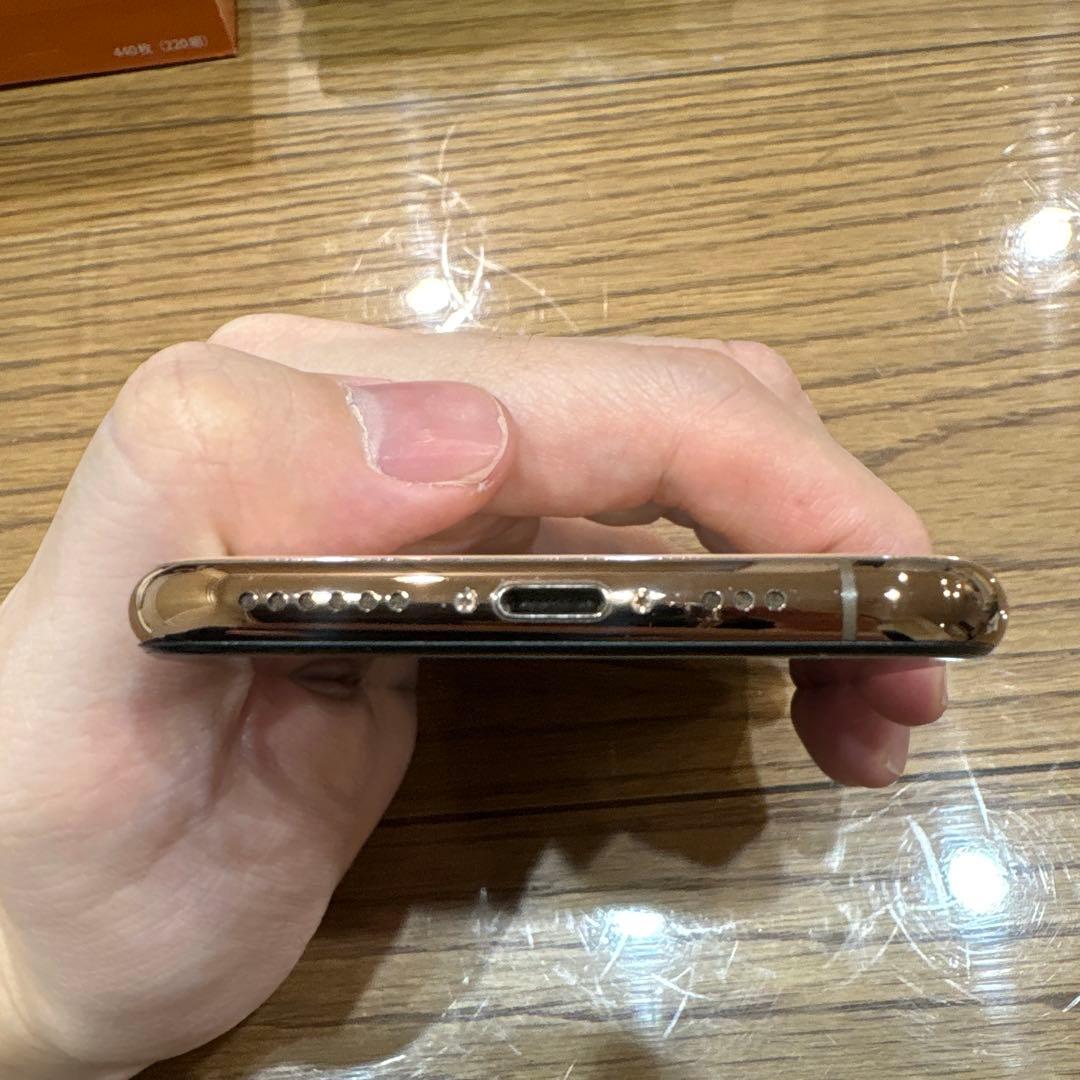 iPhone XS 64GB ゴールド SIMフリー バッテリー77% 動作良好