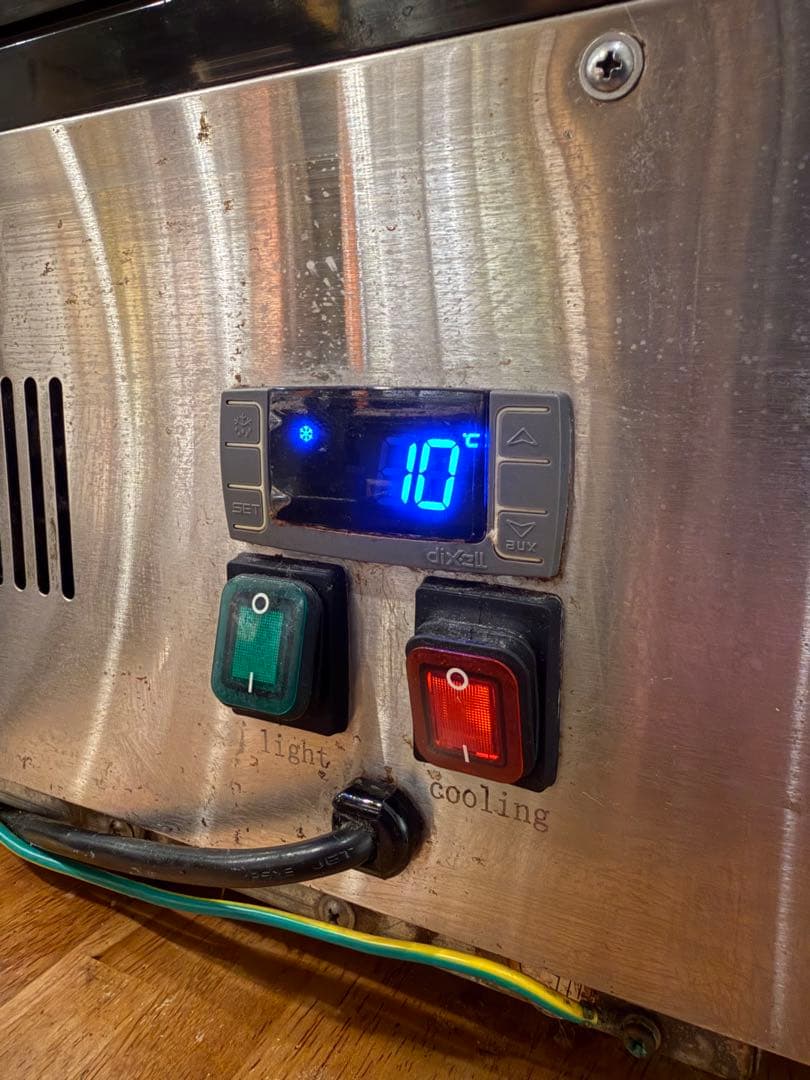 【送料込・動作良好】業務用JCM 冷蔵ショーケース 46L カフェ