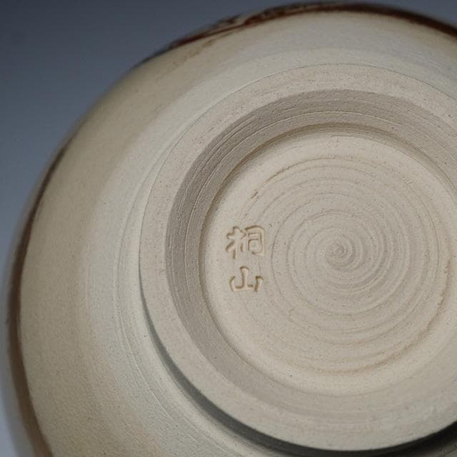 和田桐山　貝合せの図茶碗　共箱　琴浦窯　色絵　仁清写　春　ひな祭り