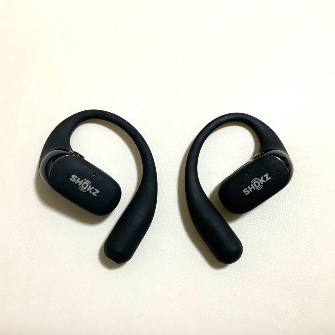 【美品】Shokz OpenFit 2 ブラック ワイヤレス オープンイヤー