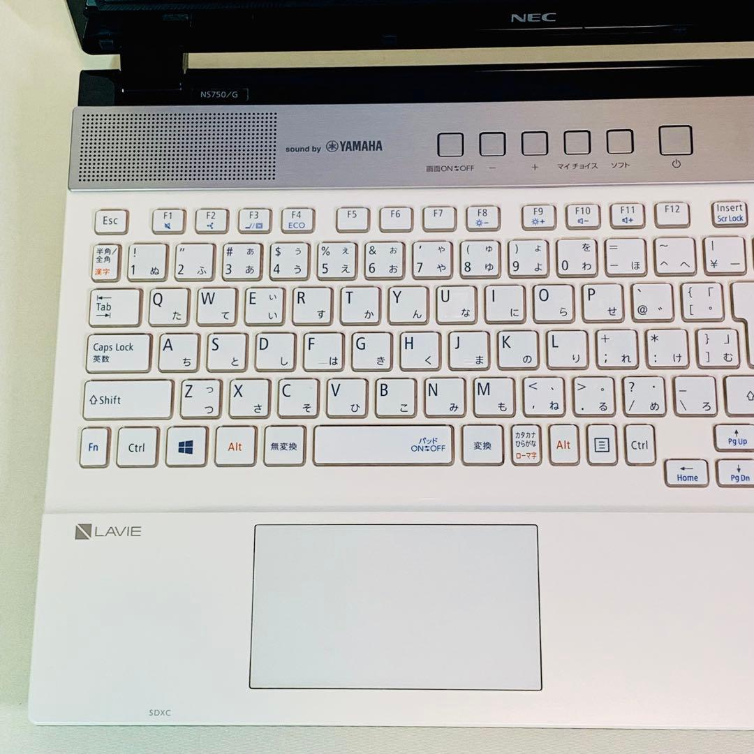 Core i7✨SSD480GB✨16GB✨カメラ✨オフィス✨白✨ノートパソコン