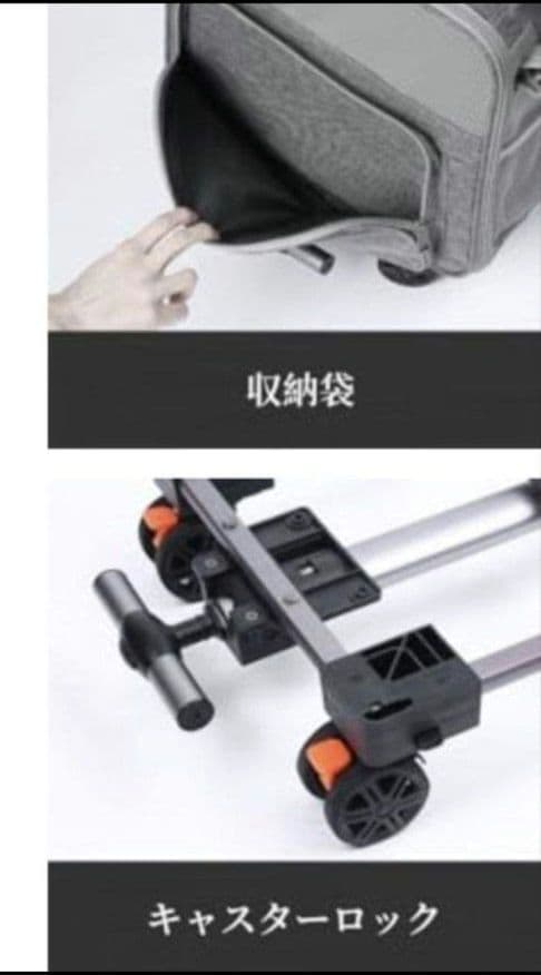 【新品未使用品】犬猫 キャリー ペットコンテナ　折りたたみコンパクトご機嫌移動