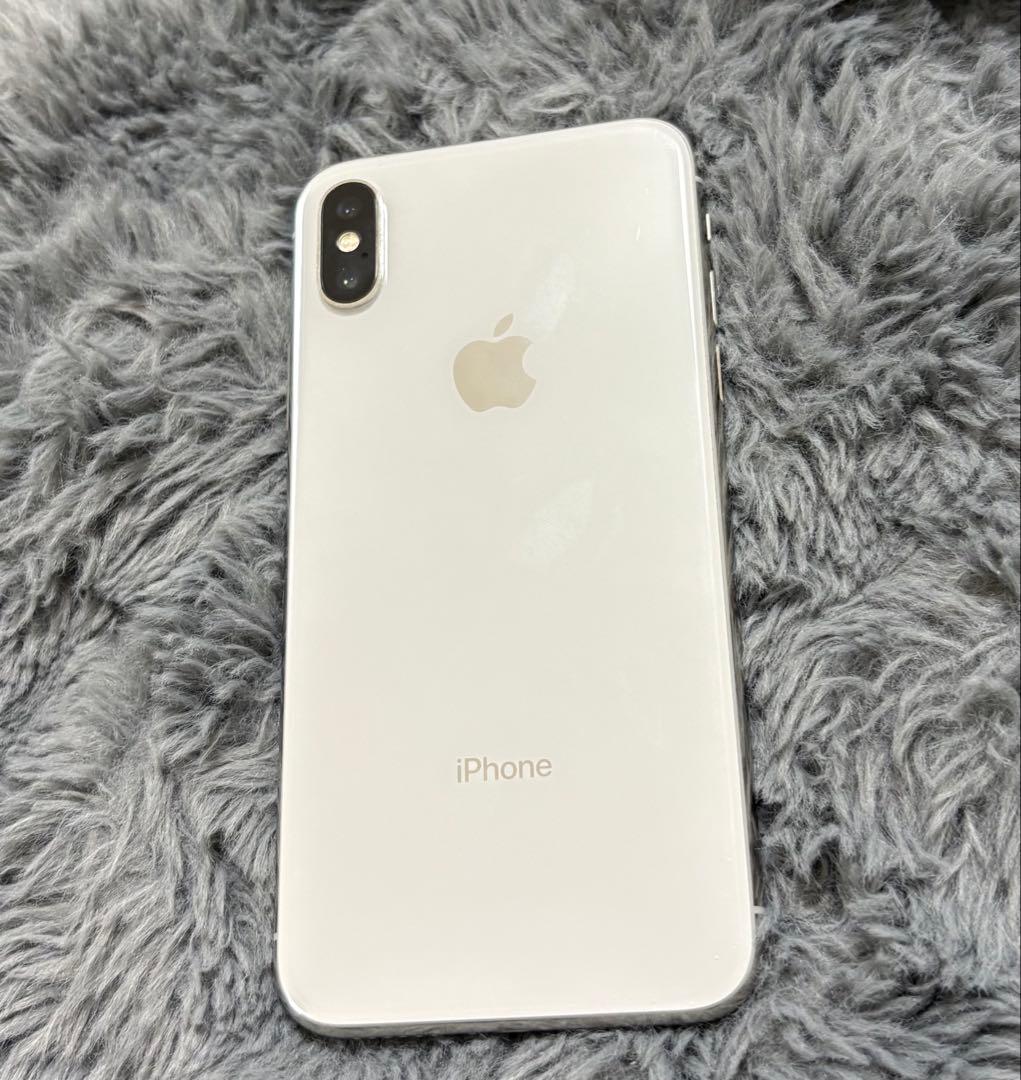 iPhone X 64GB シルバー 箱付き 本体