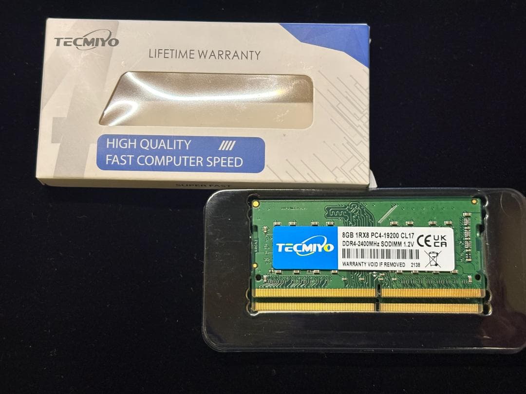 TECMIYO 8GB×2枚　 DDR4-2400MHz PC4-19200