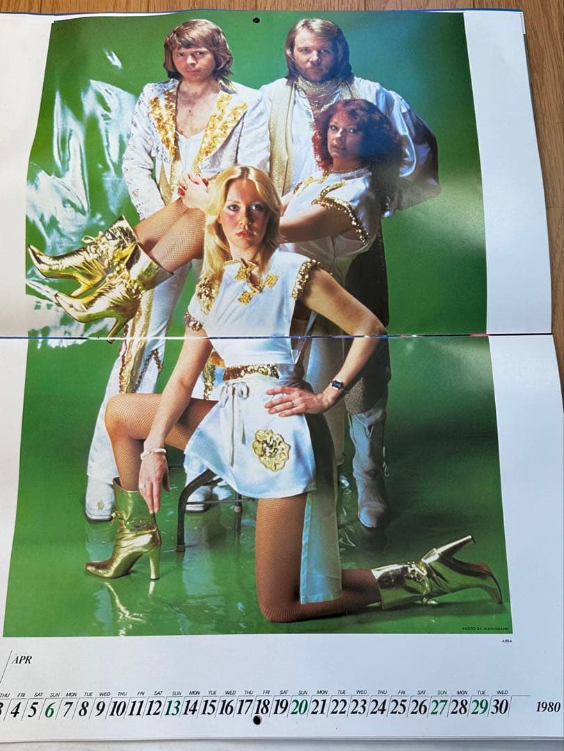 POP STARS 1980 CALENDAR 壁掛けカレンダー　昭和　レア